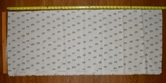 Rogers & Goffigon CHAMPLAIN — PINE Green 100% Linen Print Fabric LARGE REMNANT
