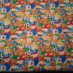 Jellybean Junction School Time Fabric Material Animals Sports Referee Sewing 55″