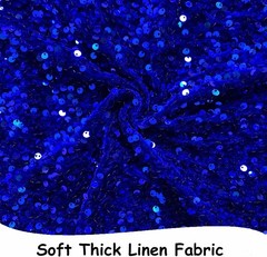 Glitter Linen Fabric for Christmas Decor – 5 Yards