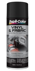 Vinyl & Fabric Spray Paint, Flat Black, 11 oz – Durable, Quick-Dry, Multi-Surfac