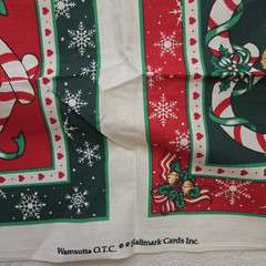 Christmas Fabric Cut & Sew #14 Projects Santa Pillows Stocking Vintage Hallmark