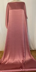 100% Silk Fine textured Charmeuse Dusty Rose Pink Fabric By The Yard 45″ Wide