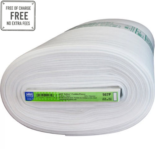 Pellon 987F Fusible Fleece Craft and Sewing Fabric 45″ x 10 Yards by the Bolt