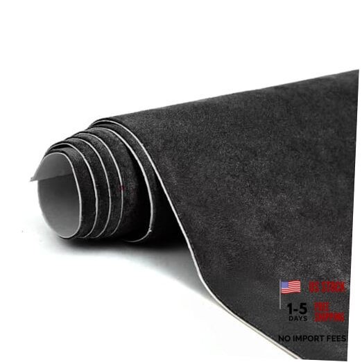 Premium Suede Fabric Wrap – 17×70 inch Suede Wrap for Car 17 x70 Inches Black