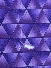Geometric Purple Triangles 2.1 yards. ***READ