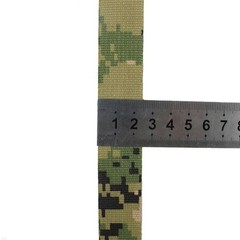 1M Digital Camouflage Webbing Non-elastic Edging Strips 2.0/2.5/3.8/5.0cm Width