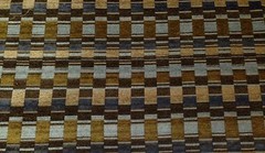 MILL CREEK MODE PRUSSIAN GEOMETRIC MODERN CHENILLE FURNITURE FABRIC BY THE YARD