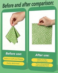 Medium Weight Fusible Interfacing Fabric 17″ x 30yd – Iron-On Non-Woven for Sewi