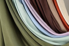 9 Colors Heavy Slub Linen Blend Fabric By the Yard, Rustic Linen