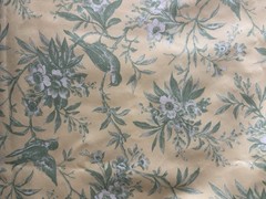Vtg 4.5 yds Thibaut Fabric Chelsea Morning Toile Chintz Chinoiserie 54″ x 164”