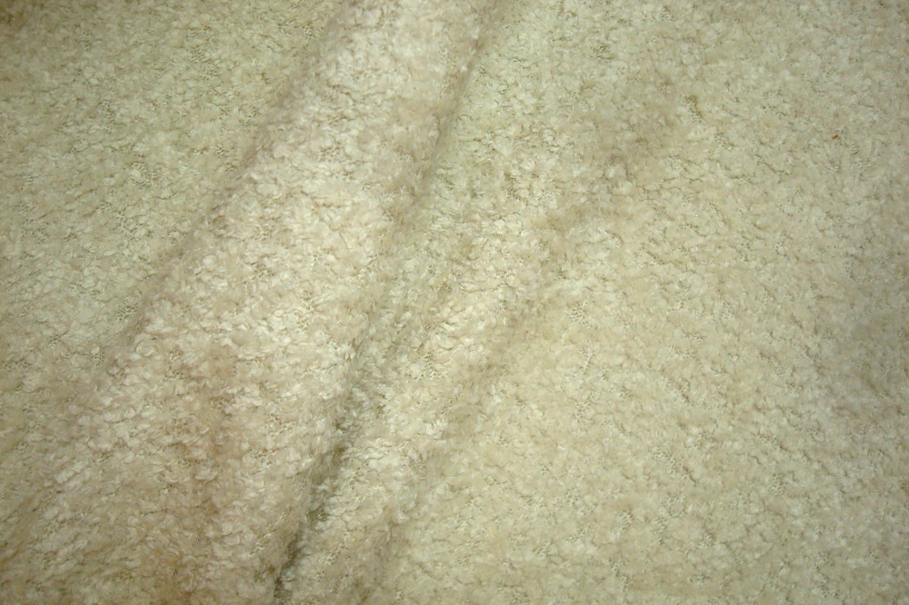 1 of 8 yds Greenhouse Fabric Chunky Boucle S5550 Linen Upholstery 54″w BTY