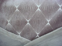 8-1/2Y Kravet 35735 Silvery Grey Light Chevron Velvet Drapery Upholstery Fabric