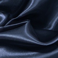 Charmeuse Satin Fabric by The Yard, 60 Inch Wide Navy Blue Satin Fabric Shiny…