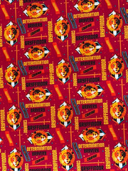 Warner Brothers Camelot Harry Potter Fabric 18” x 42” Vintage Rare New Red