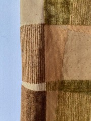 Exclusive Multicolor Abstract Designer Fabric Remnant 24×24″