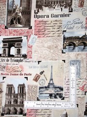 Paris Fabric France Parisian Landmarks Cotton Timeless Treasures C2810 By Yard