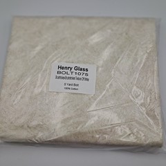 15 Yd Quilt Cotton Fabric Indigo, Off White, Gold Brushstrokes By Henry Glass
