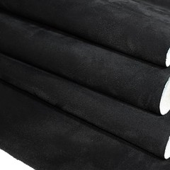Suede Headliner Fabric with Foam Backing Suede Headliner 120″L×60″W Black
