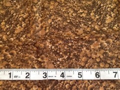 100 % Cotton Fabric – Brown Shaded Designs Print – All One Piece – NEW – 5-26