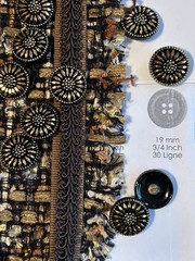 Mendel Goldberg Couture Jacket Kit Bouclé & Silk Charmeuse Trims Buttons Hooks