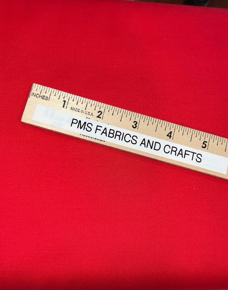 MODA Bella Solid 100% USA cotton fabric by the yard Bettys RED 9900 123