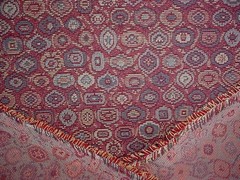 13Y Kravet 21460 Azure Blue True Red Mid Century Tapestry Upholstery Fabric