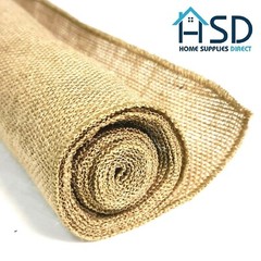 Oasis Hessian Fabric Roll (50cm x 3m) — Natural Jute for Craft & Décor