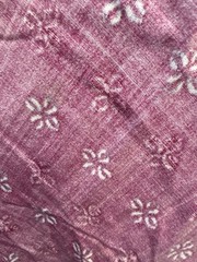 Generic Red Fabric Futon Cover Antique Remake Home Decor
