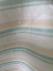 2.25 Yards Linen ? Fabric Cotton 39” X 86” Quilt Crafts Quilting Stripes Green