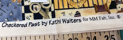 Checkered Past Kathi Walters Sewing Theme Quilting Fabric BT Half Y #13