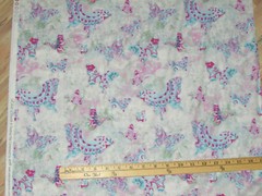Wild Blush Purple Butterflies Allover Danhui Nai Fabric 1/2 Yard #89219-164