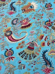 Print_805 Handmade Floral Running Cotton Indian Fabric 3 Yard New Hand-Block