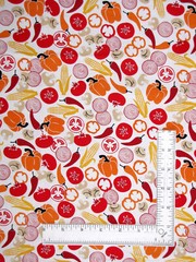 Pepper Corn Onion Fabric By The Yard Food Grill & Chill Cotton by Henry Glass