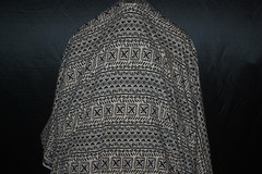 Cotton Jersey Lycra Print Knit Fabric Very Soft 9 oz Geometric Print