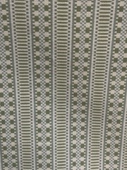 Charlotte Gaisford Poppy Green Stripe Fabric 1 3/4 Yard