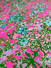 Lilly Pulitzer Fabric Southern Charm Knit Pima Cotton Fabric -36 inch x 60 inch