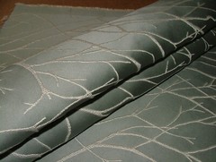 3.1 Metres iLiv Cuerden Celadon Woven Jacquard Fabric Curtain Upholstery Cushion