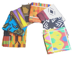 100 Squares African Fabric 4x4in. Quilting Scraps Sewing Crafts 100%Cotton