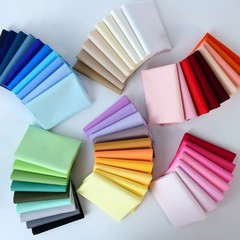 145cm Wide 60s Pure Cotton Solid Plain Weave Fabric Dress Lining Craft