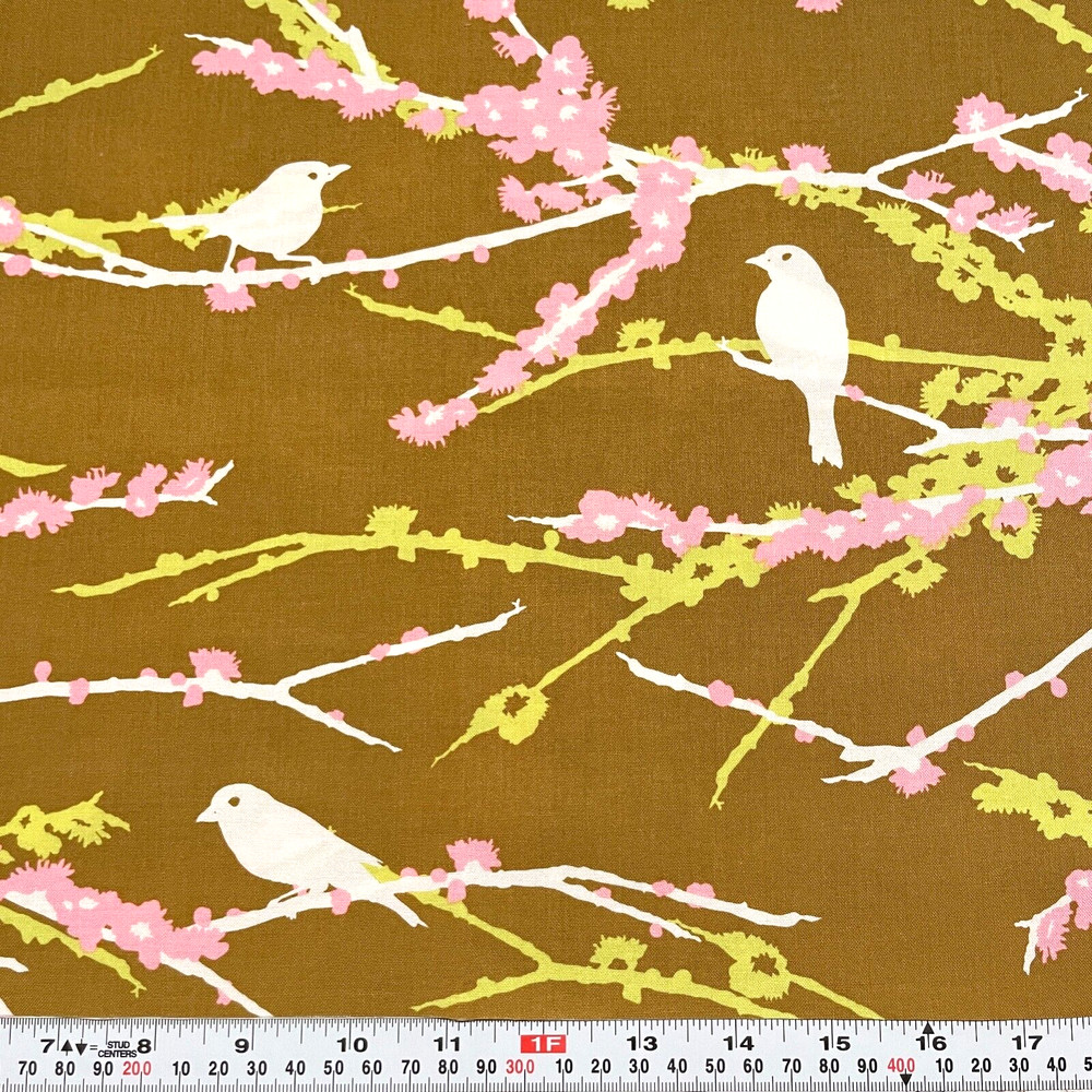 Joel Dewberry Westminster Fibers Sparrows Cotton Fabric Remnant 13″ x 43″
