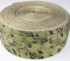 1M Digital Camouflage Webbing Non-elastic Edging Strips 2.0/2.5/3.8/5.0cm Width