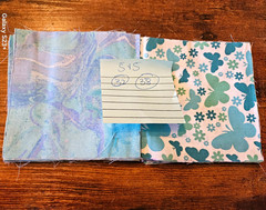 Multicolor Floral Print Fabric Pieces, Flowers & Plants Theme 5×5 (70)