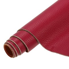 54×36″ PU Faux Leather, Red