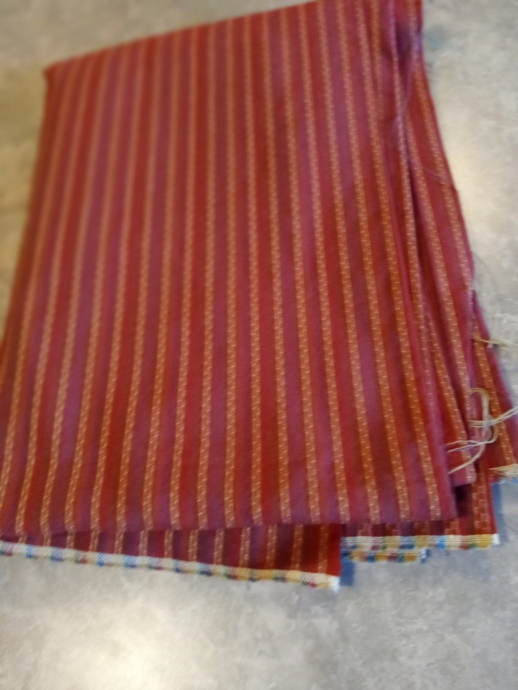 Upholstery Fabric Red Gold Purple 4′ X 3′
