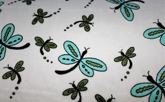 DRAGONFLIES MINKY CUDDLE SMOOTH SILKY PLUSH SEW QUILT CRAFT FABRIC BTY+ PRECUTS