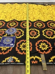 Jashion And Zuma Block Wax Print Fabric Approx 7 Yards 2