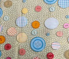 BAUM TEXTILES – LITTLE WONDERS #NK28738-BUTTONS – 1 YARD