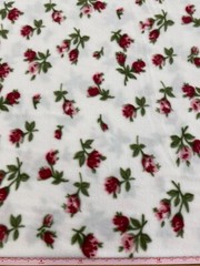 Richlin Fabrics ~ 100% Poly- Yukon Fleece ~ Roses ~ 60″ wide ~ per half yard