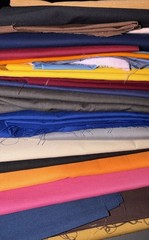 Solid Colors Fabric Assortment 100% Cotton Approx 6 Yards Total