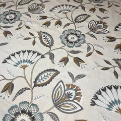 75cm iLiv Ophelia Glacier Premium Embroidered Fabric Curtain Upholstery Cushion